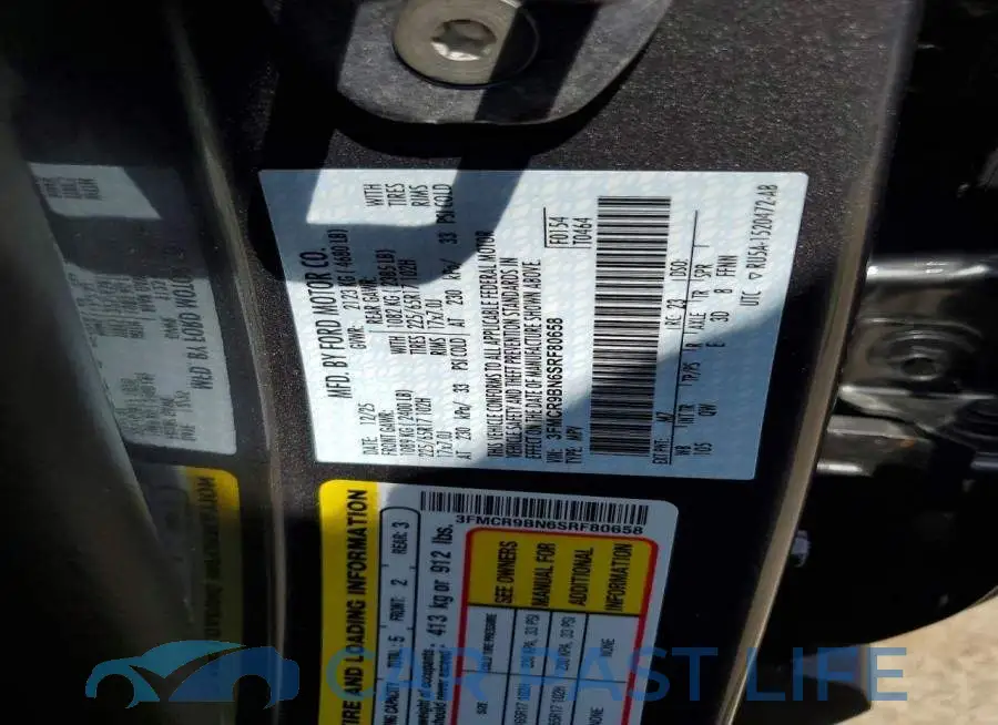 3FMCR9BN6SRF80658# 13