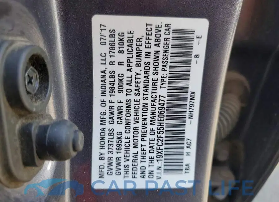 19XFC2F55HE069477# 12