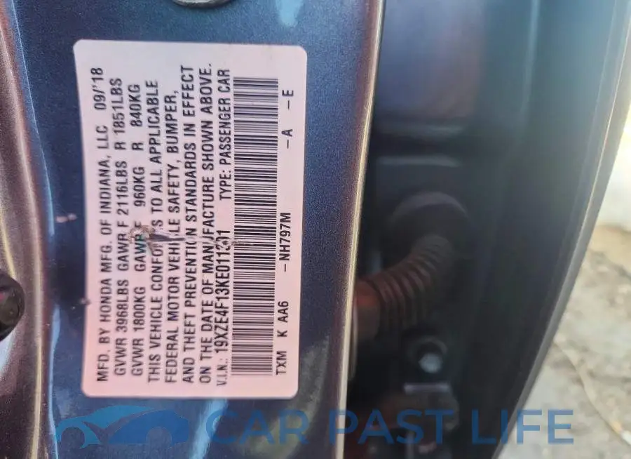 19XZE4F13KE011391# 13
