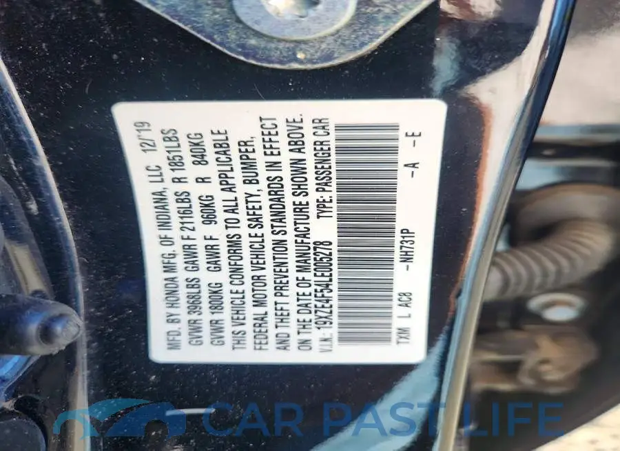 19XZE4F54LE005278# 12