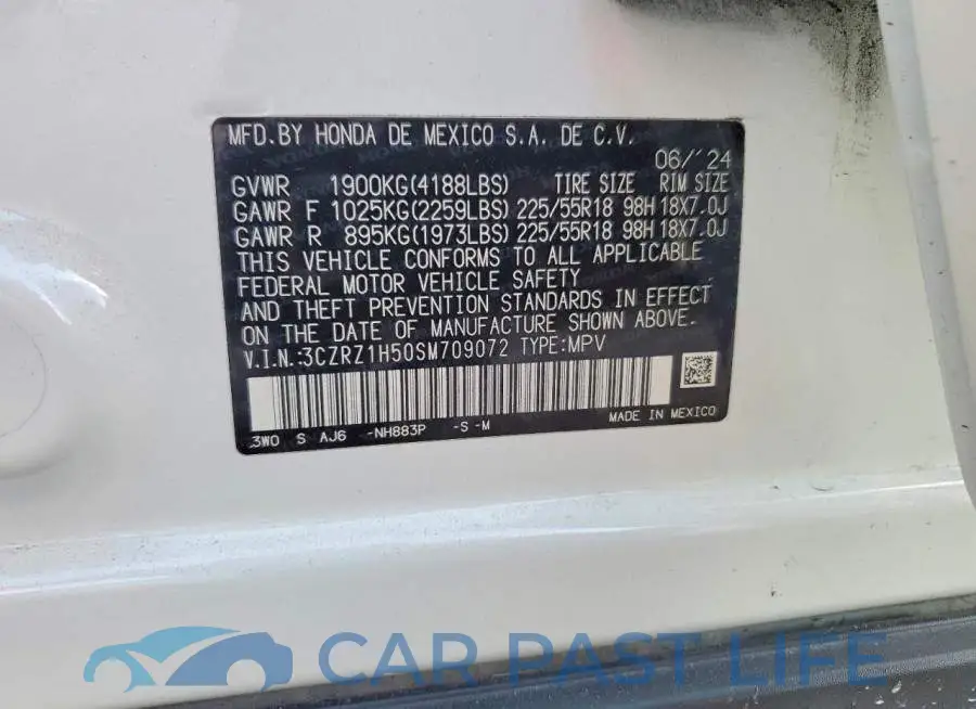3CZRZ1H50SM709072# 13