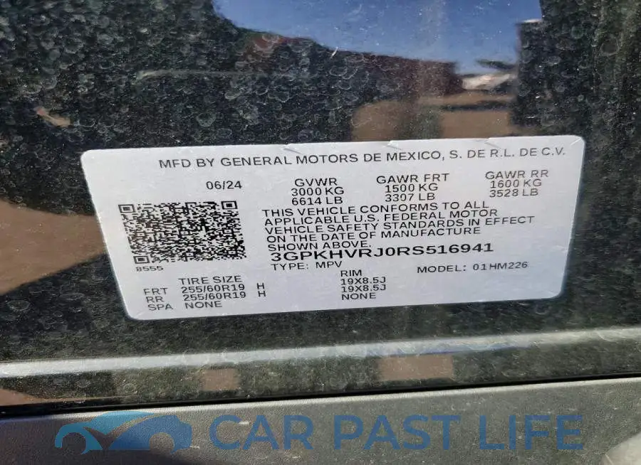 3GPKHVRJ0RS516941# 13