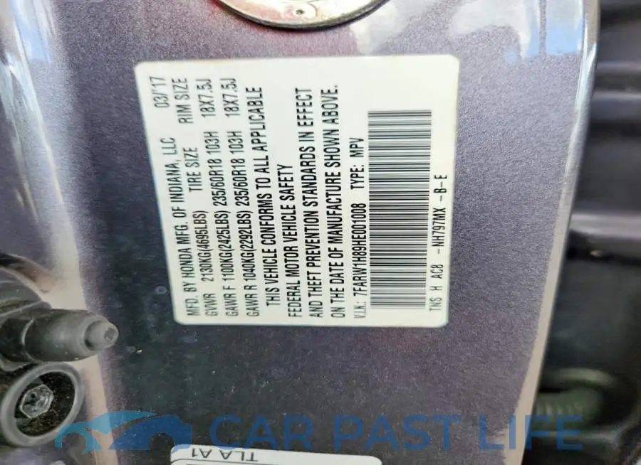 7FARW1H89HE001008# 13