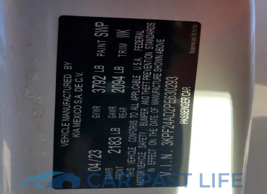 3KPF24AD2PE630293# 13