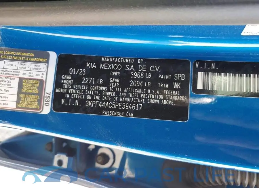 3KPF44AC5PE594617# 13