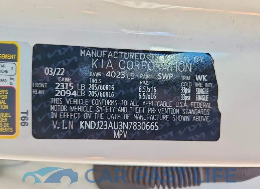 KNDJ23AU3N7830665# 13