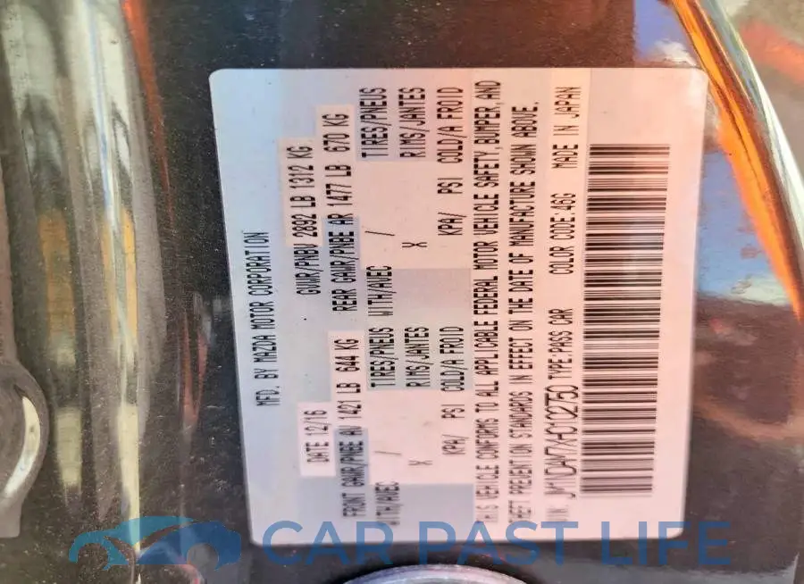 JM1NDAM7XH0102750# 12