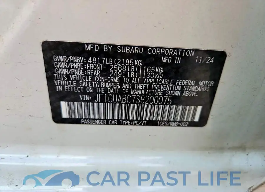 JF1GUABC7S8200075# 13