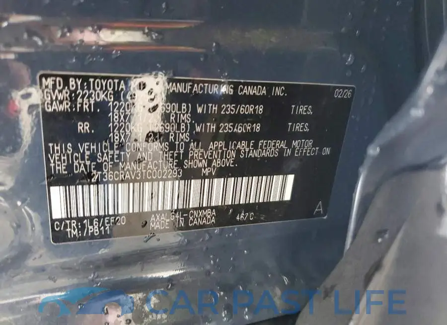 2T36CRAV3TC002293# 13