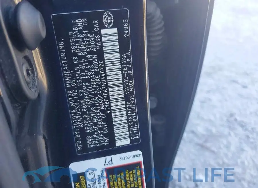 4T1BF1FK7HU446720# 12