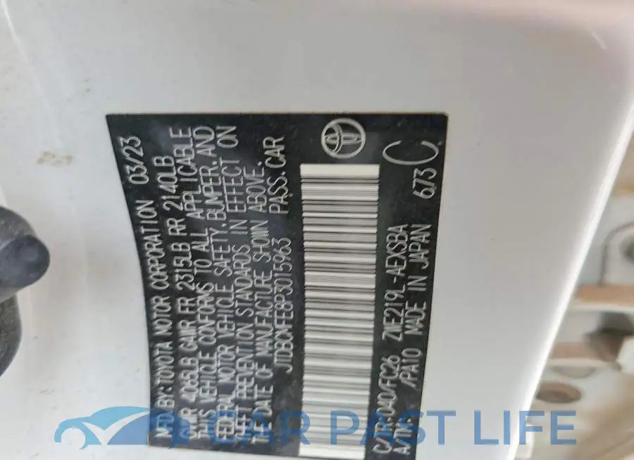 JTDBCMFE8P3015963# 12