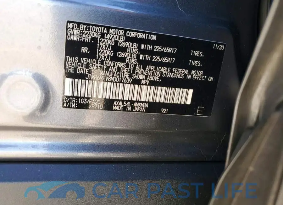 JTMR6RFV8MD017639# 14