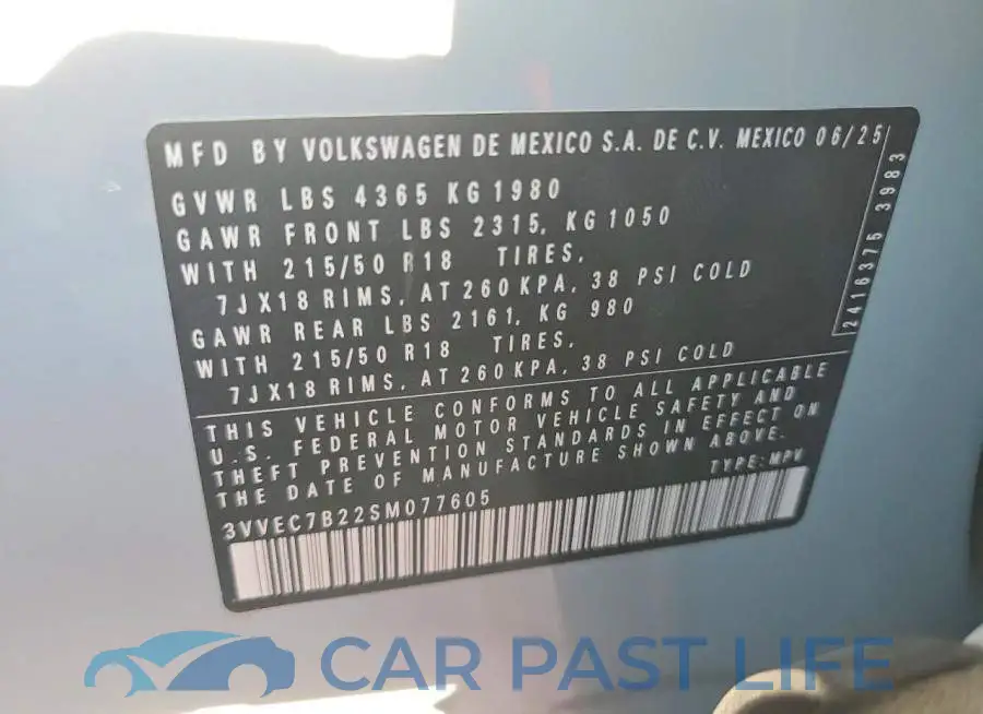3VVEC7B22SM077605# 13