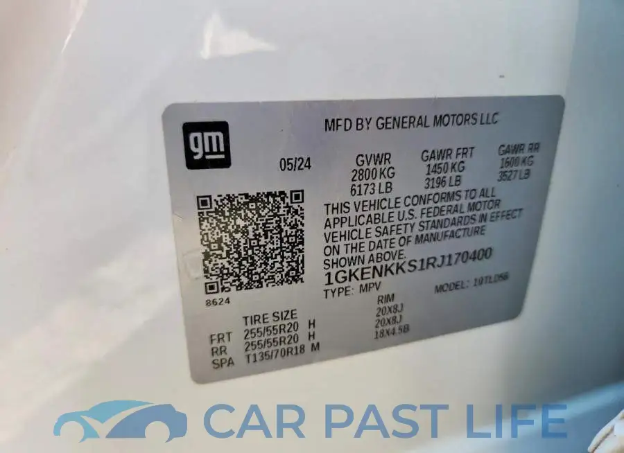 1GKENKKS1RJ170400# 14