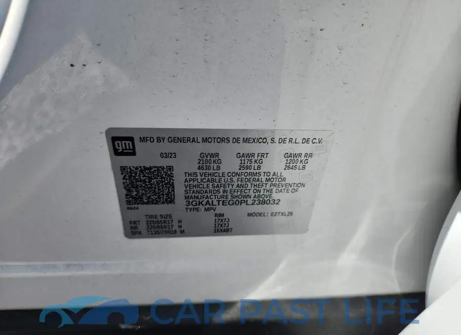 3GKALTEG0PL238032# 14