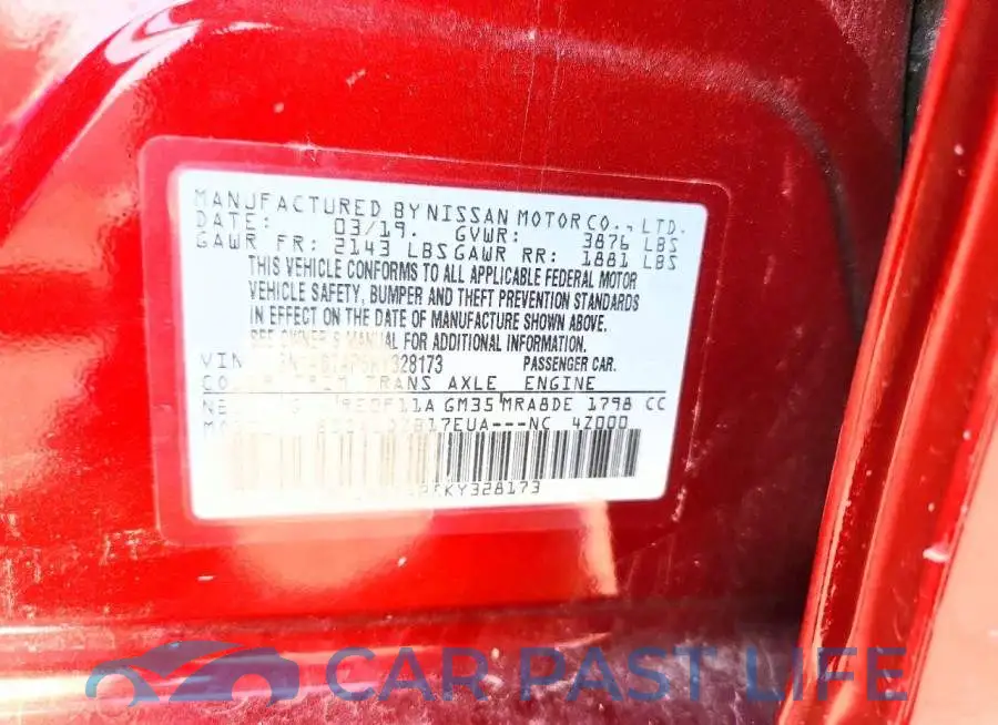 3N1AB7AP5KY328173# 13