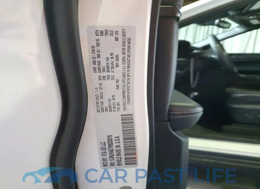 1C4RJHAG7R8535016# 14