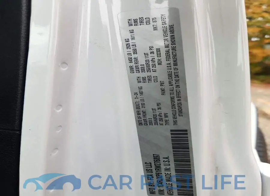 1C4RJXP61RW276897# 12