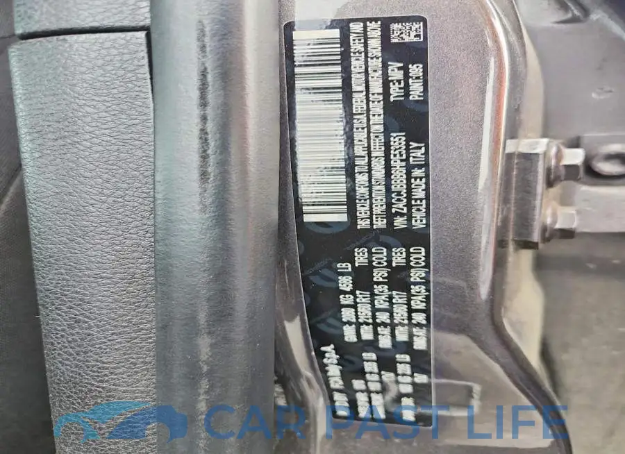ZACCJBBB6HPE53551# 13