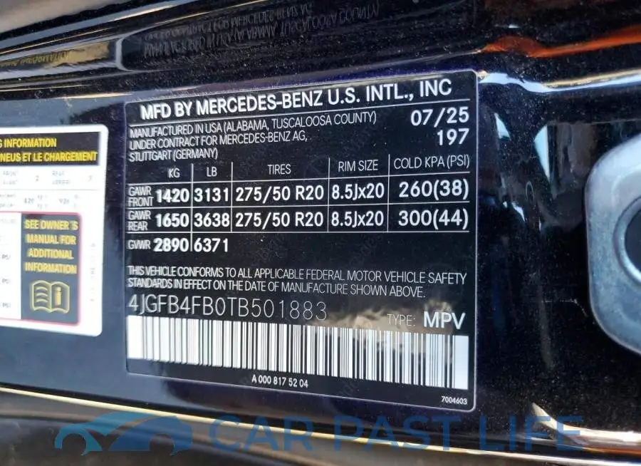 4JGFB4FB0TB501883# 13