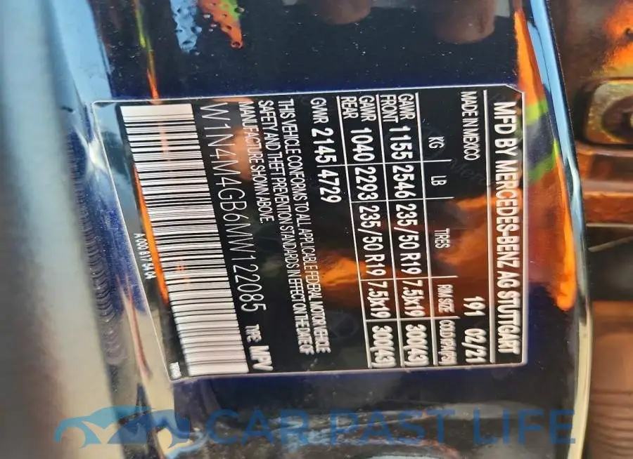 W1N4M4GB6MW122085# 13