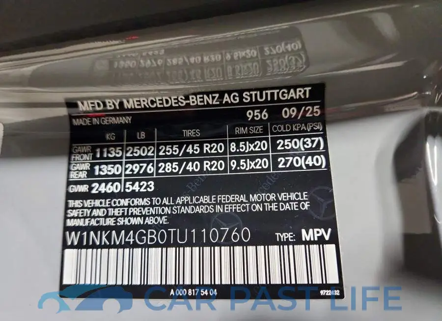 W1NKM4GB0TU110760# 13