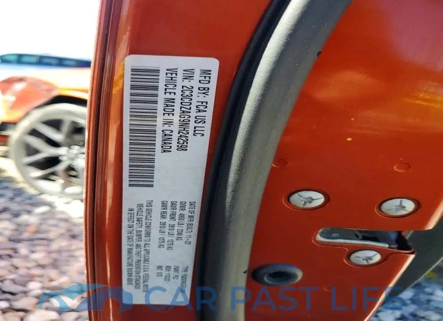 2C3CDZAG9NH242598# 13