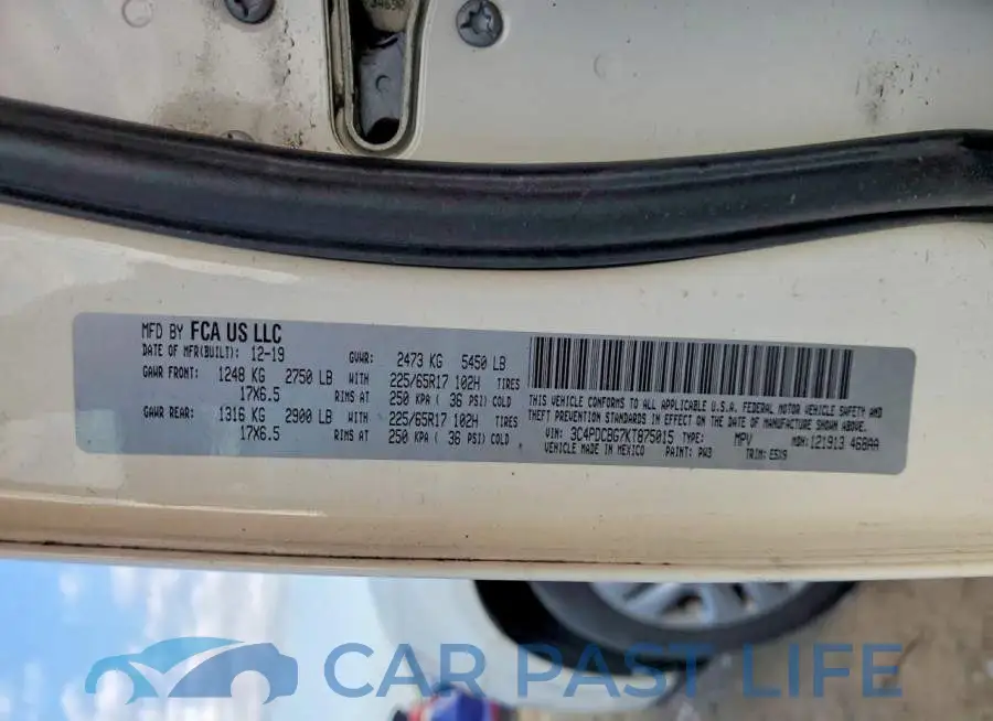 3C4PDCBG7KT875015# 13