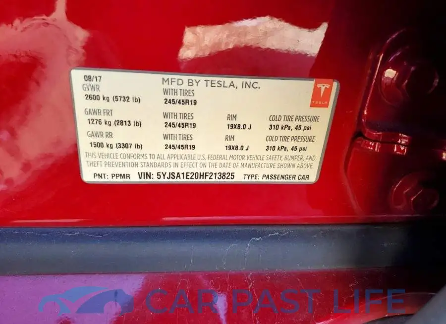 5YJSA1E20HF213825# 12