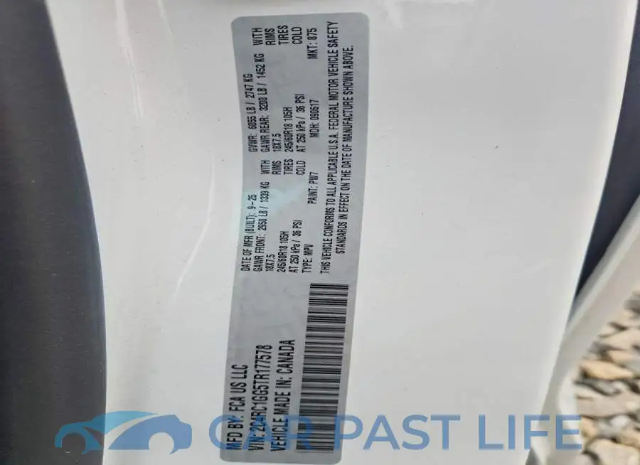 2C4RC1GG5TR177578# 13