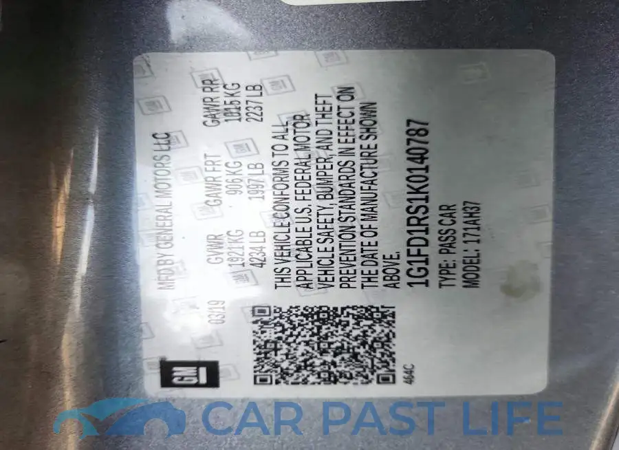 1G1FD1RS1K0140787# 12