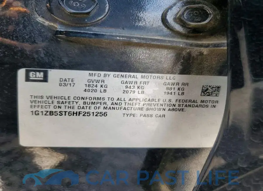1G1ZB5ST6HF251256# 12