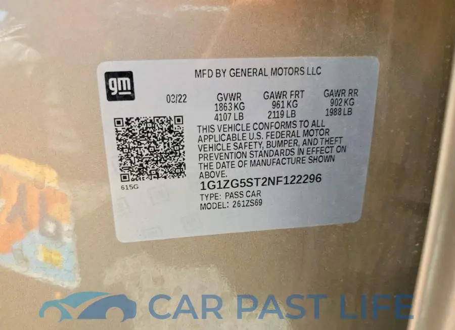 1G1ZG5ST2NF122296# 12