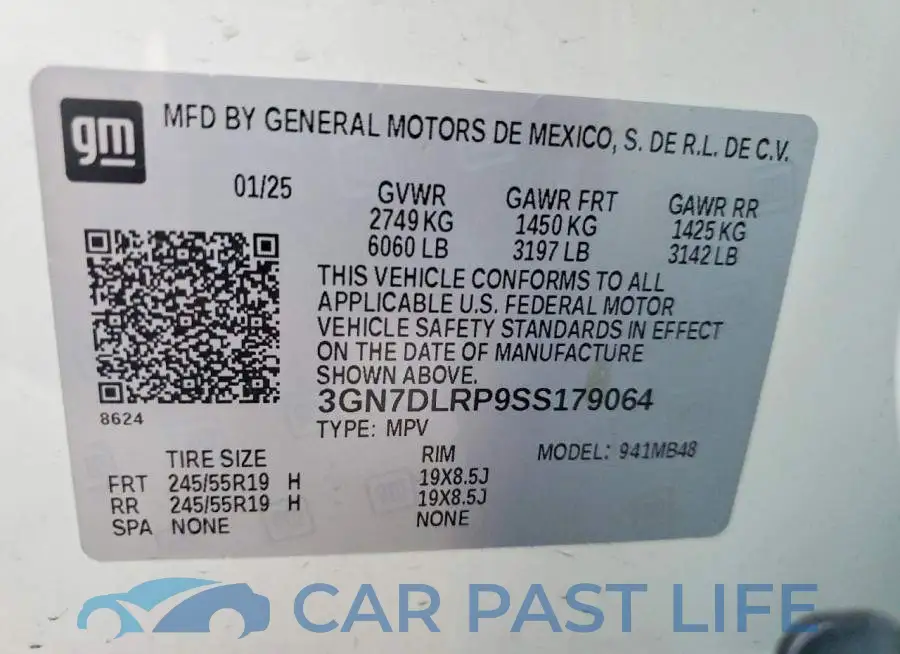 3GN7DLRP9SS179064# 13
