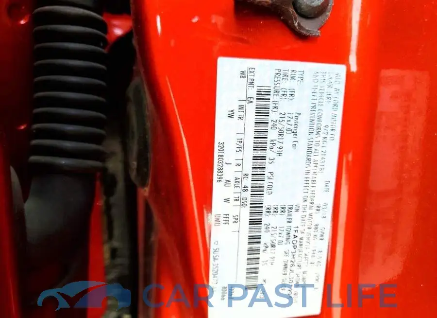 1FADP3H26JL301995# 12