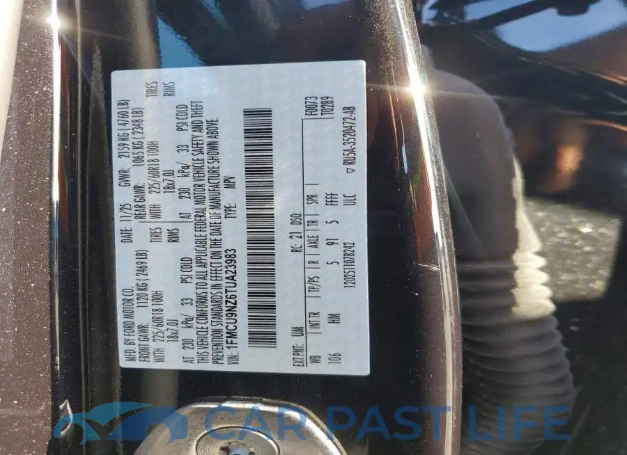 1FMCU9NZ6TUA23983# 13