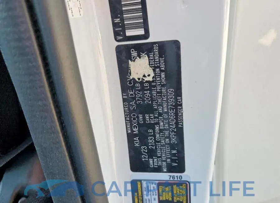 3KPF24AD6RE739309# 12
