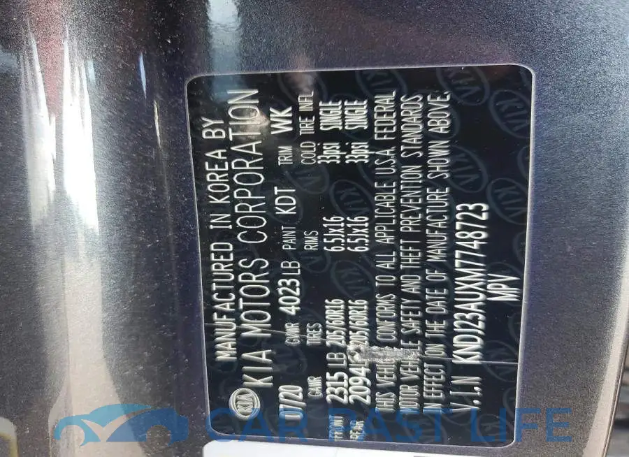 KNDJ23AUXM7748723# 12