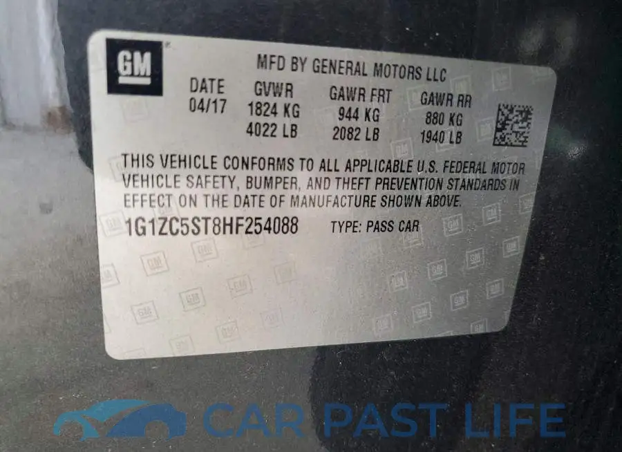 1G1ZC5ST8HF254088# 12