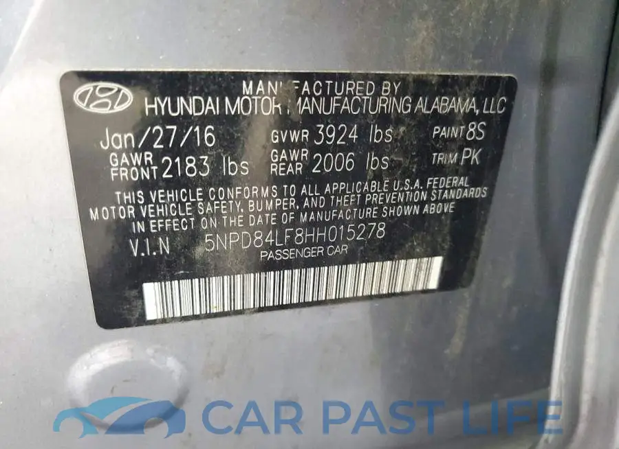 5NPD84LF8HH015278# 12