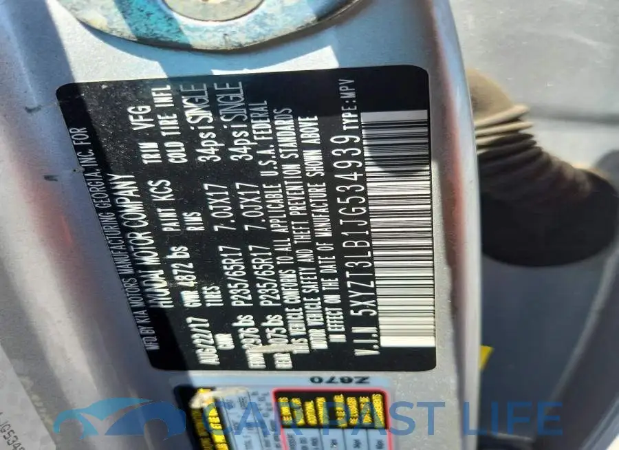 5XYZT3LB1JG534939# 13