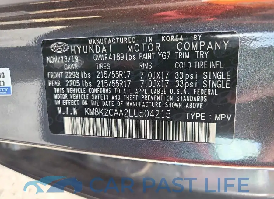 KM8K2CAA2LU504215# 13