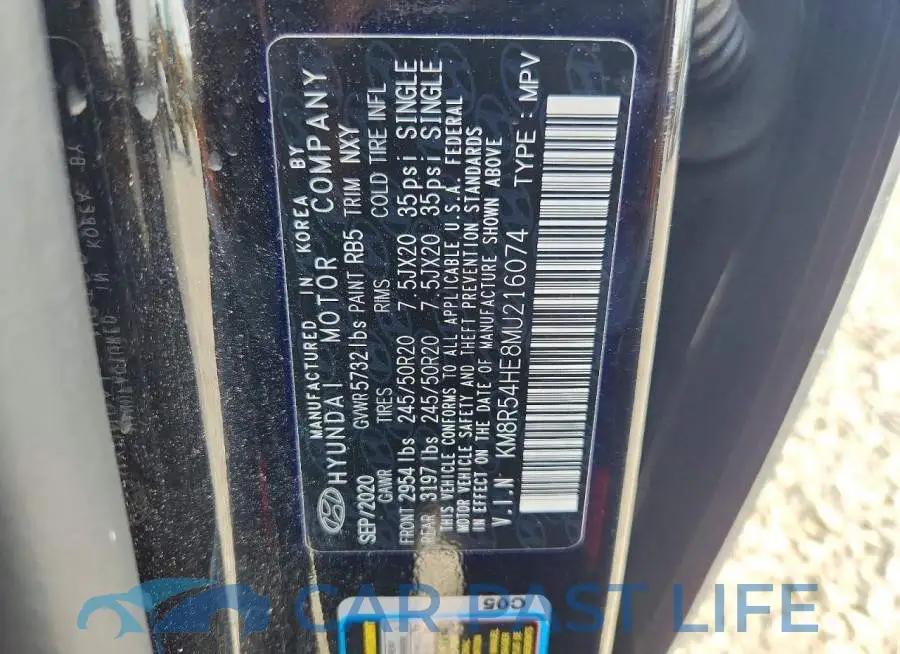 KM8R54HE8MU216074# 13