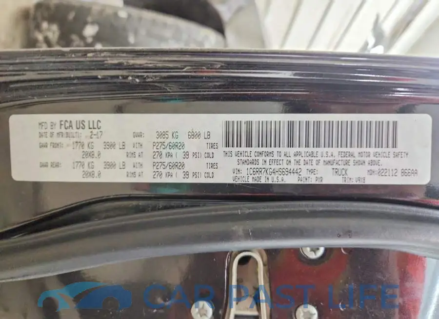 1C6RR7KG4HS694442# 13