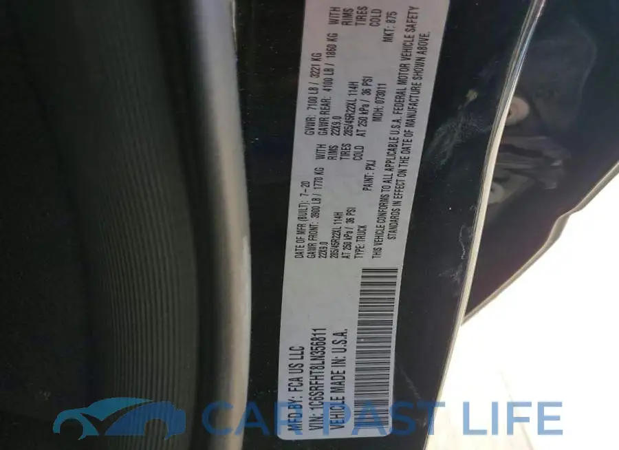 1C6SRFHT8LN356811# 13