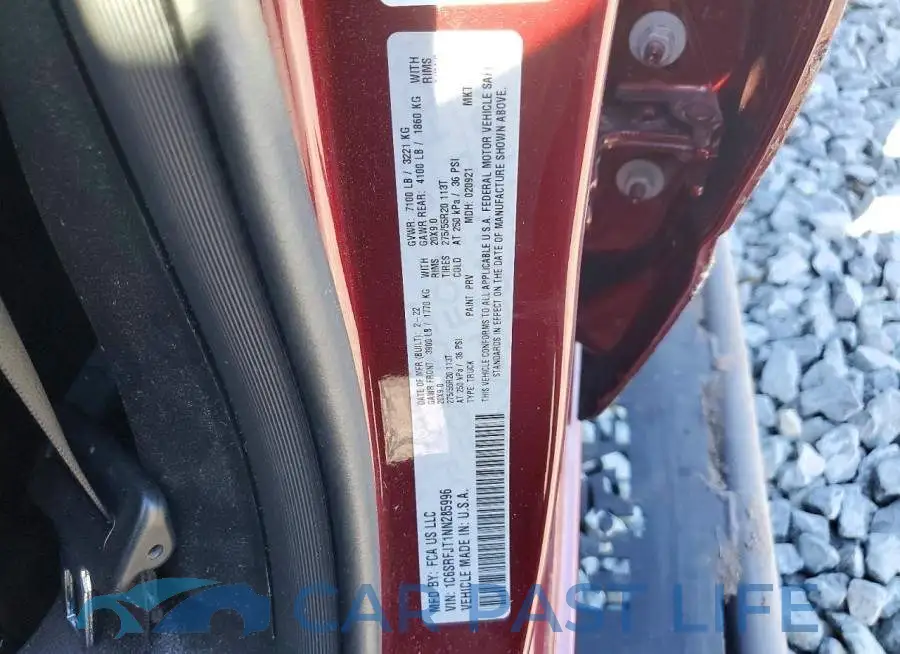 1C6SRFJT1NN285996# 12