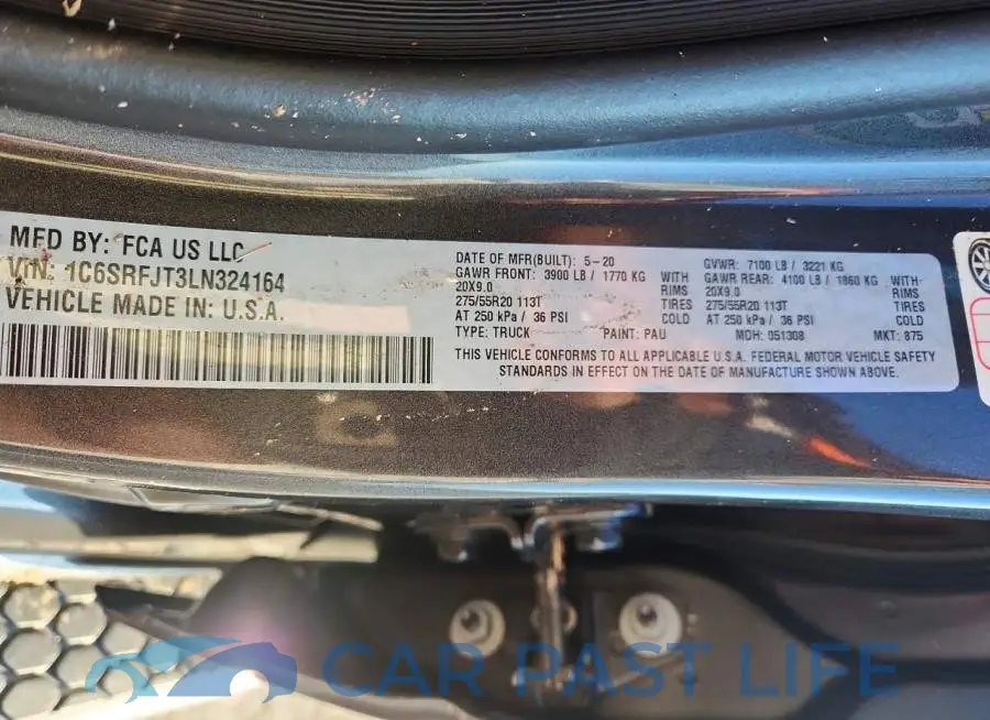 1C6SRFJT3LN324164# 12