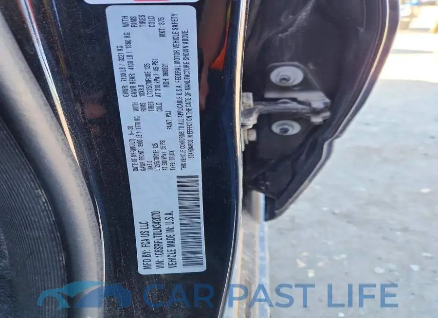 1C6SRFLT0LN342070# 12