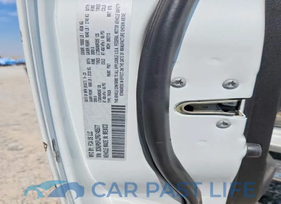 3C6UR5FL2RG145577# 12