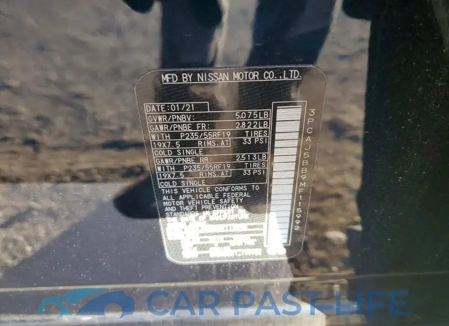 3PCAJ5BB9MF115992# 13